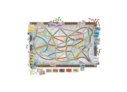 Ticket to Ride North American Adventure Board Game