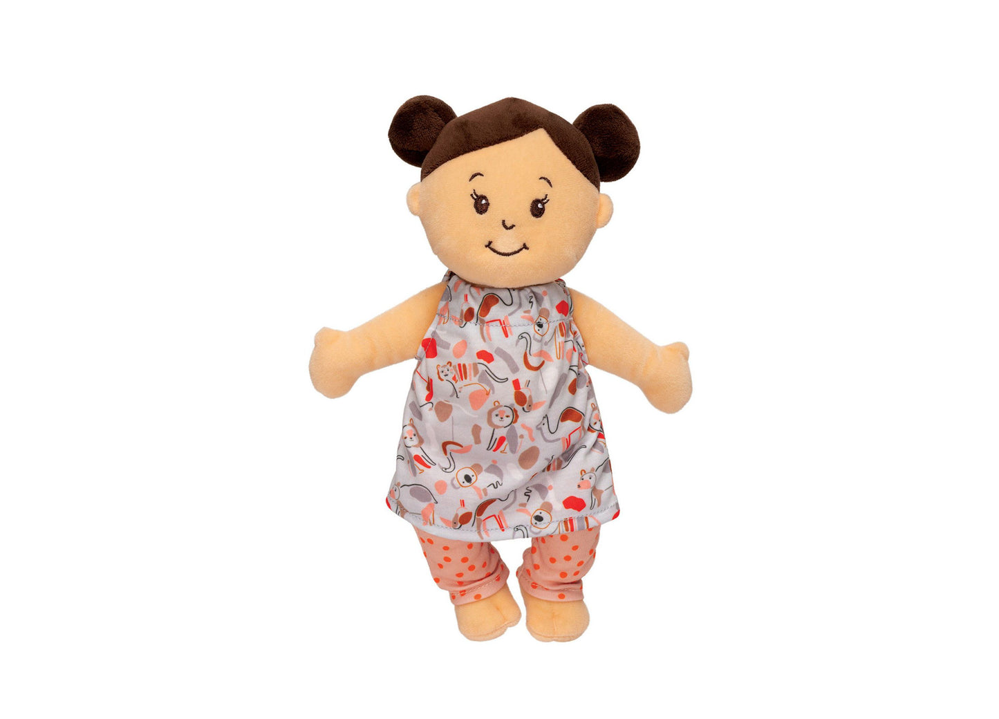 Manhattan Toy Company Wee Baby Stella Peach 12" Soft Toy Baby Twin Dolls