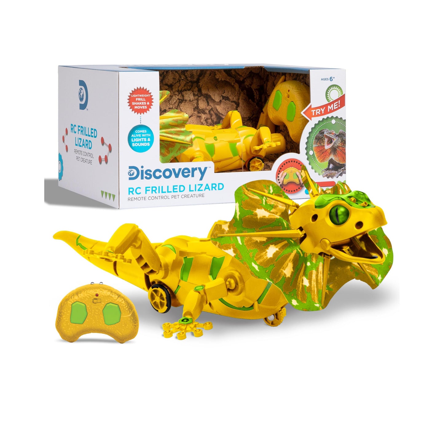 Discovery Kids Interactive RC Lizard with DIY STEM Learning