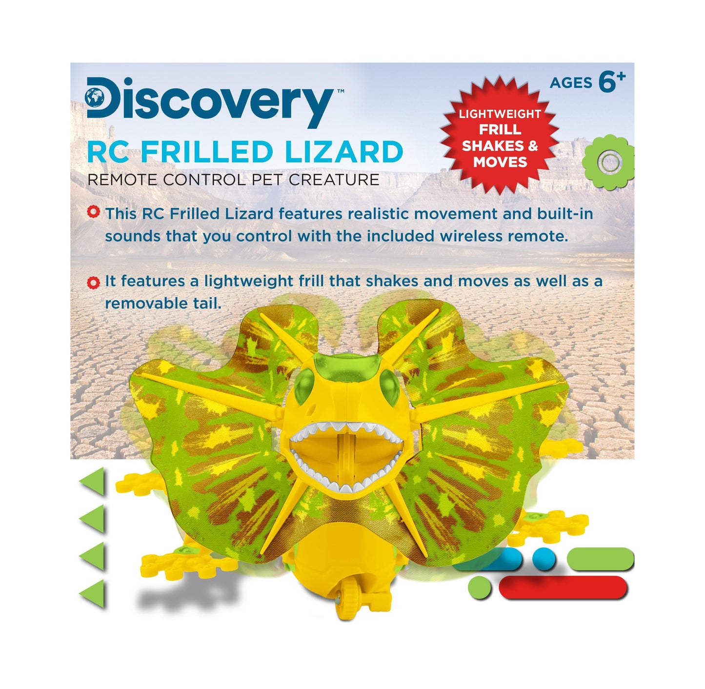 Discovery Kids Interactive RC Lizard with DIY STEM Learning