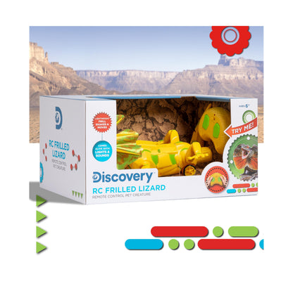 Discovery Kids Interactive RC Lizard with DIY STEM Learning