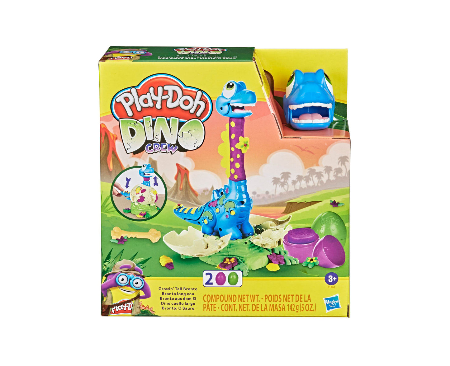 Play-Doh Dino Crew Growin' Tall Bronto Creative Playset