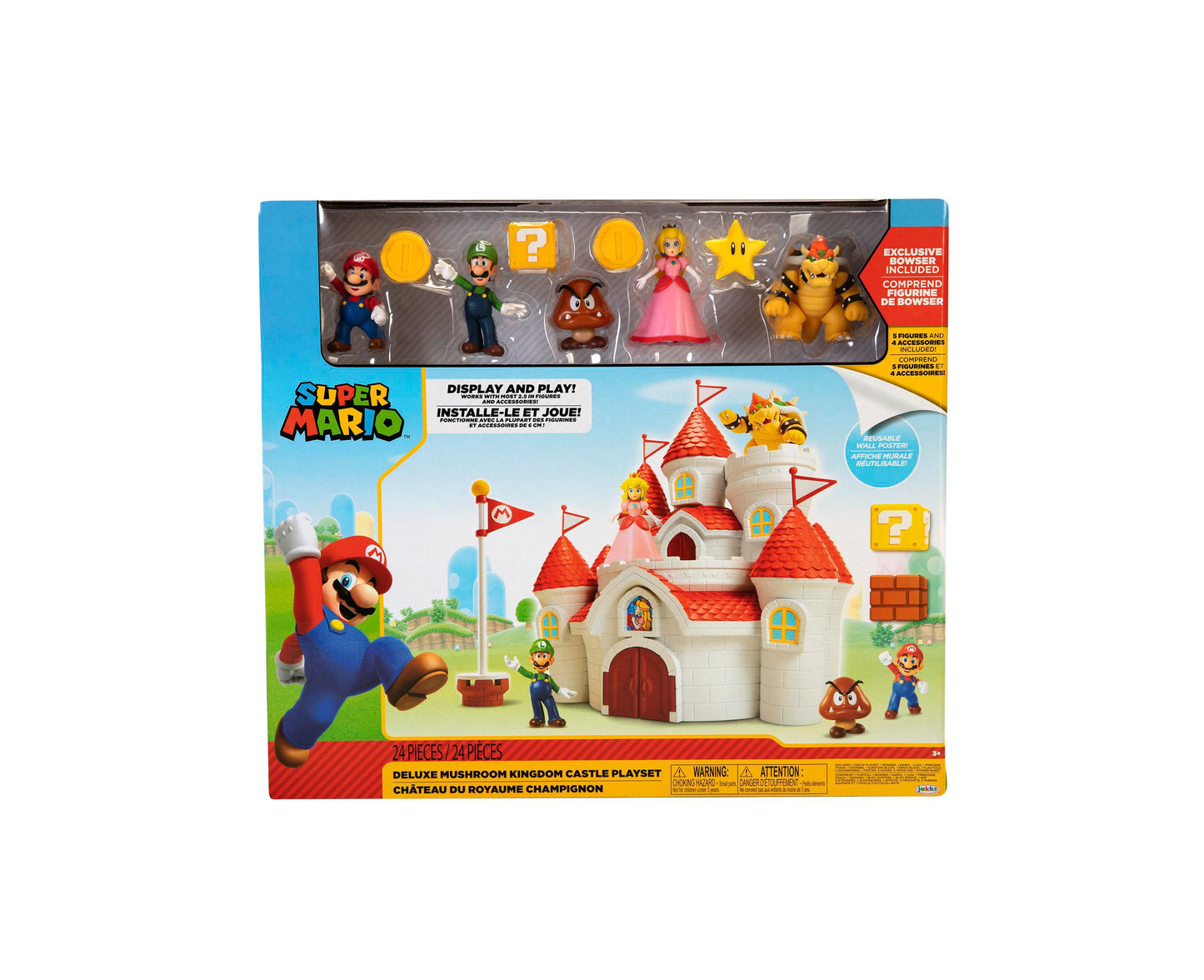 Jakks Nintendo Deluxe Mushroom Kingdom Castle Playset - Bowser