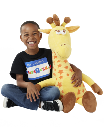 Toys R Us 24 Inch Geoffrey Plush - Star Patterned Jumbo Stuffed Animal