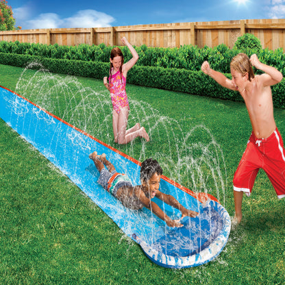 Banzai Soak 'N Splash High-Speed Water Slide for Outdoor Fun