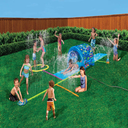 Banzai Splash 'N Slide Sprinkler Park - Ultimate Backyard Water Fun