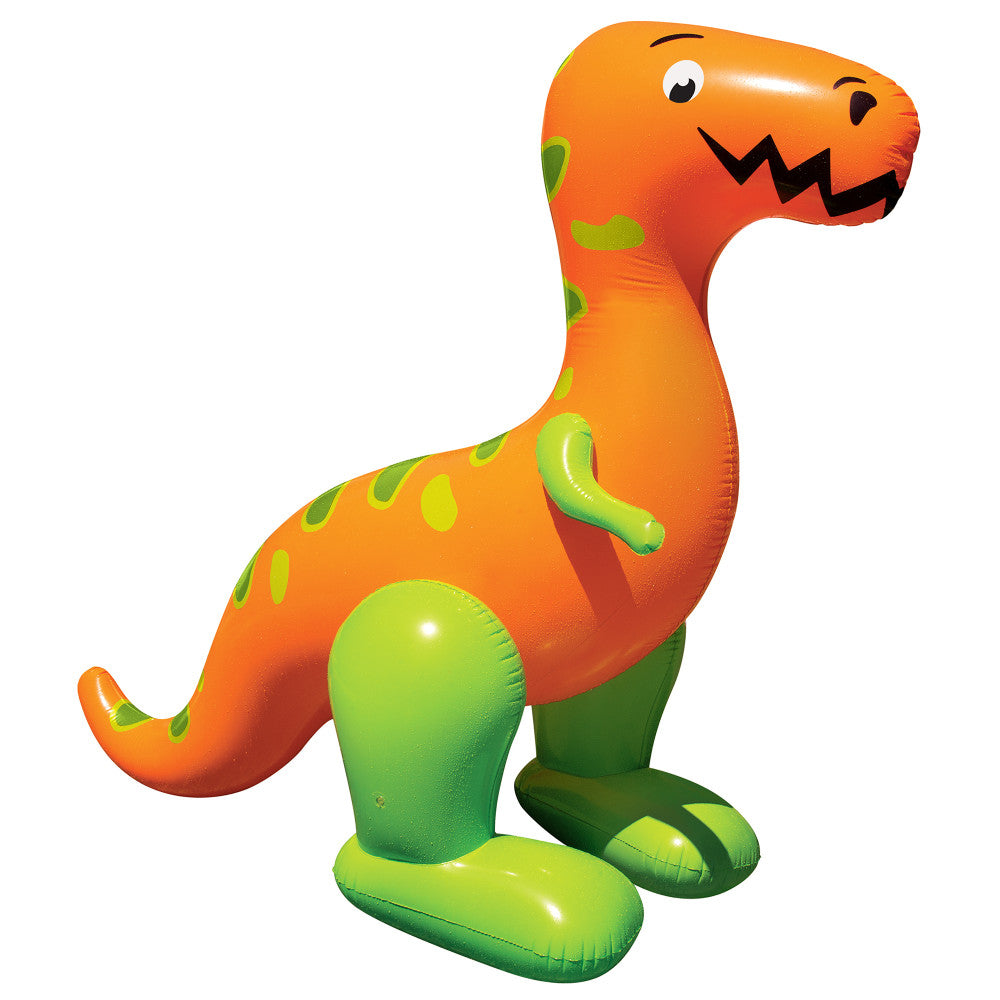 Banzai T-Rex Terror Mondo Sprinkler, 6.5ft Inflatable Dinosaur Water Toy