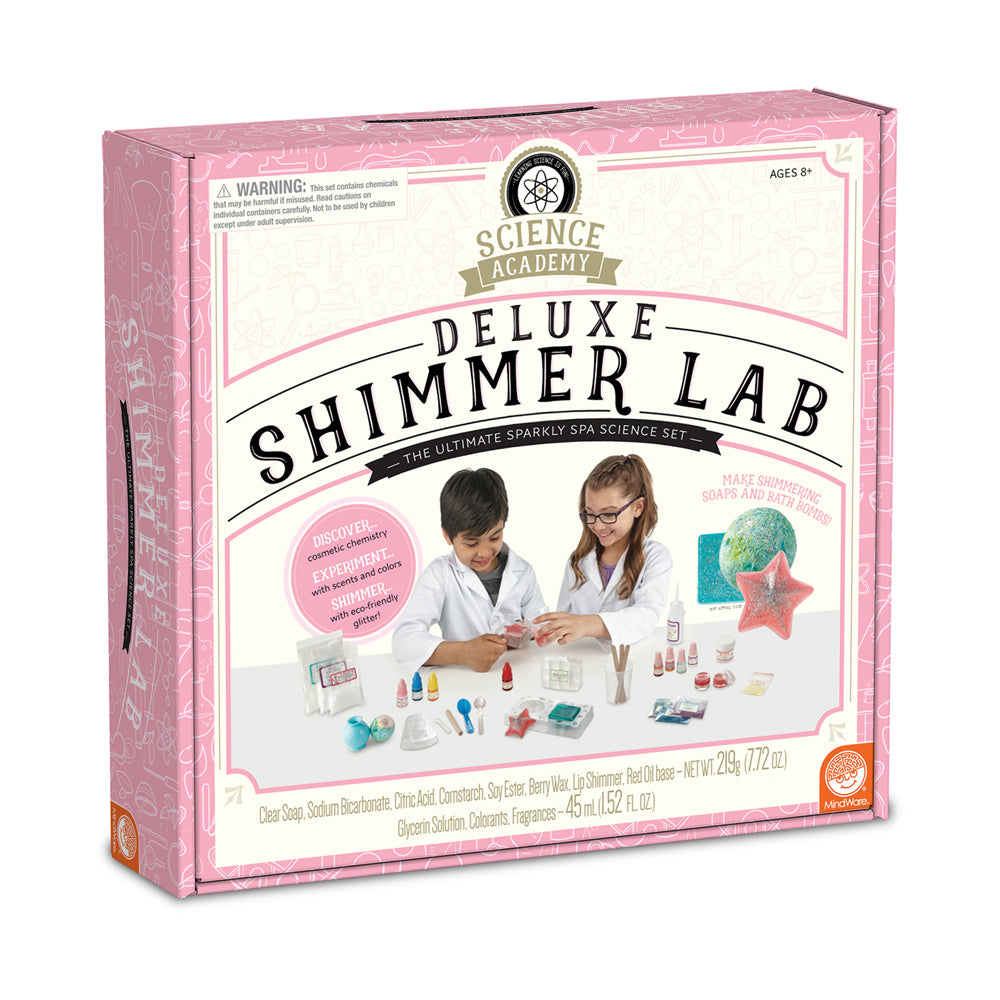 MindWare Science Academy Deluxe Shimmer Lab - Cosmetic Chemistry Kit