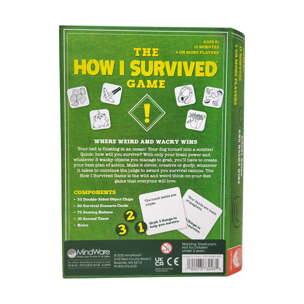 How I Survived Game: Strategic Survival Scenario Board Game