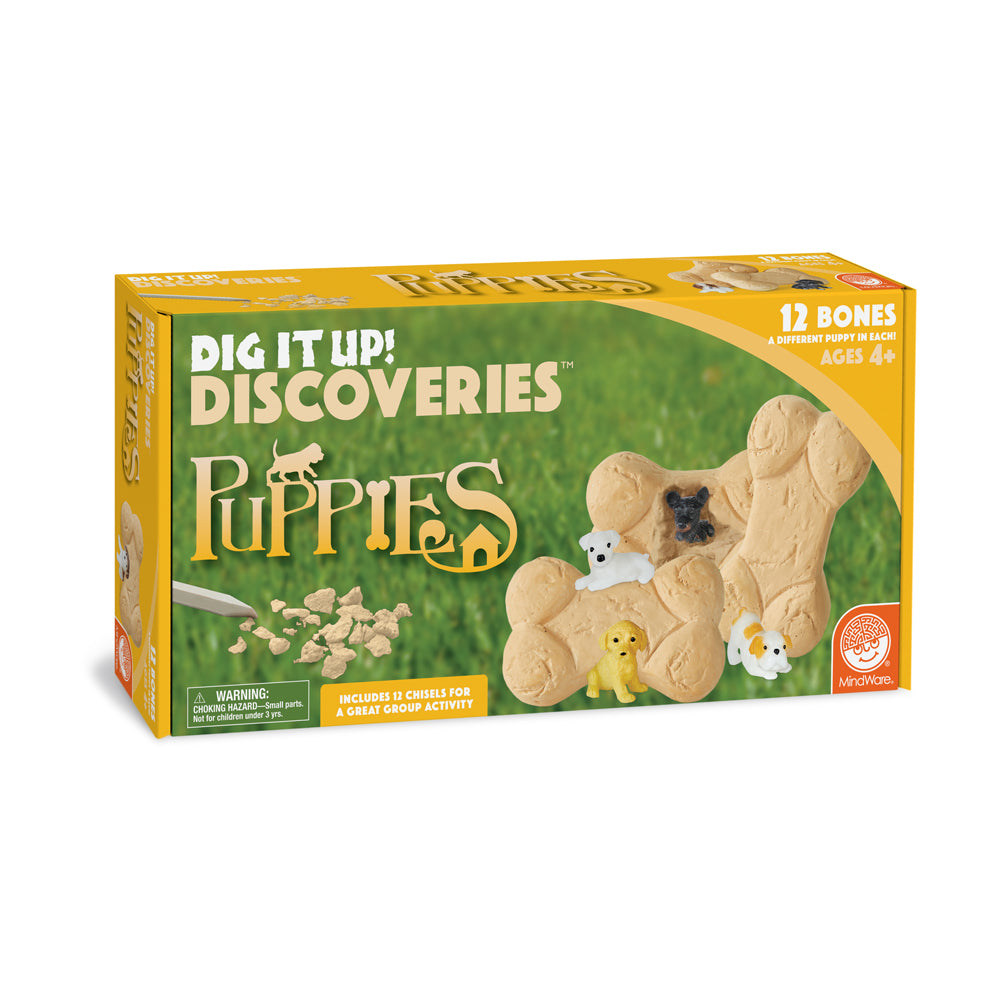 MindWare Dig It Up! Discoveries: Puppies - Excavation Kit