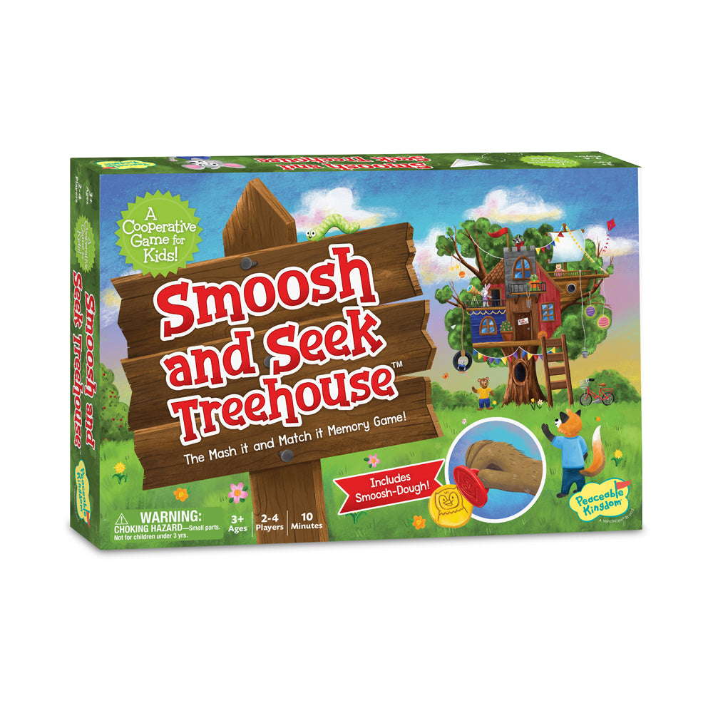 Peaceable Kingdom Smoosh and Seek Treehouse Interactive Game Set