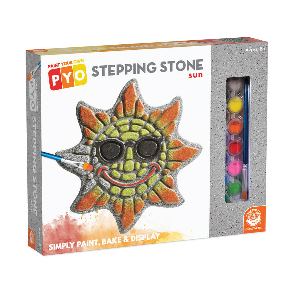 MindWare Paint Your Own Sun-Themed Stepping Stone Kit