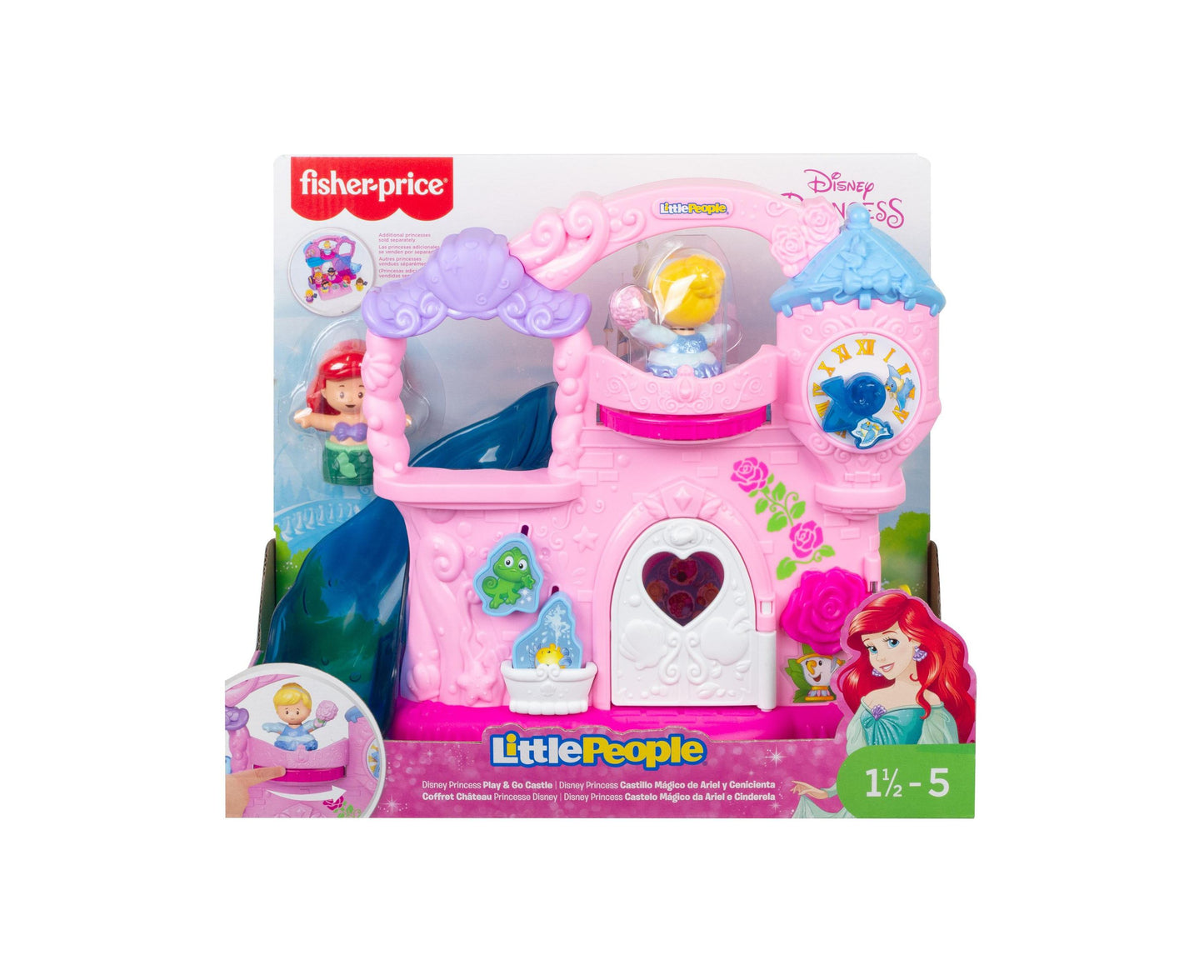 Fisher-Price Disney Princess Play & Go Castle - Little People Playset