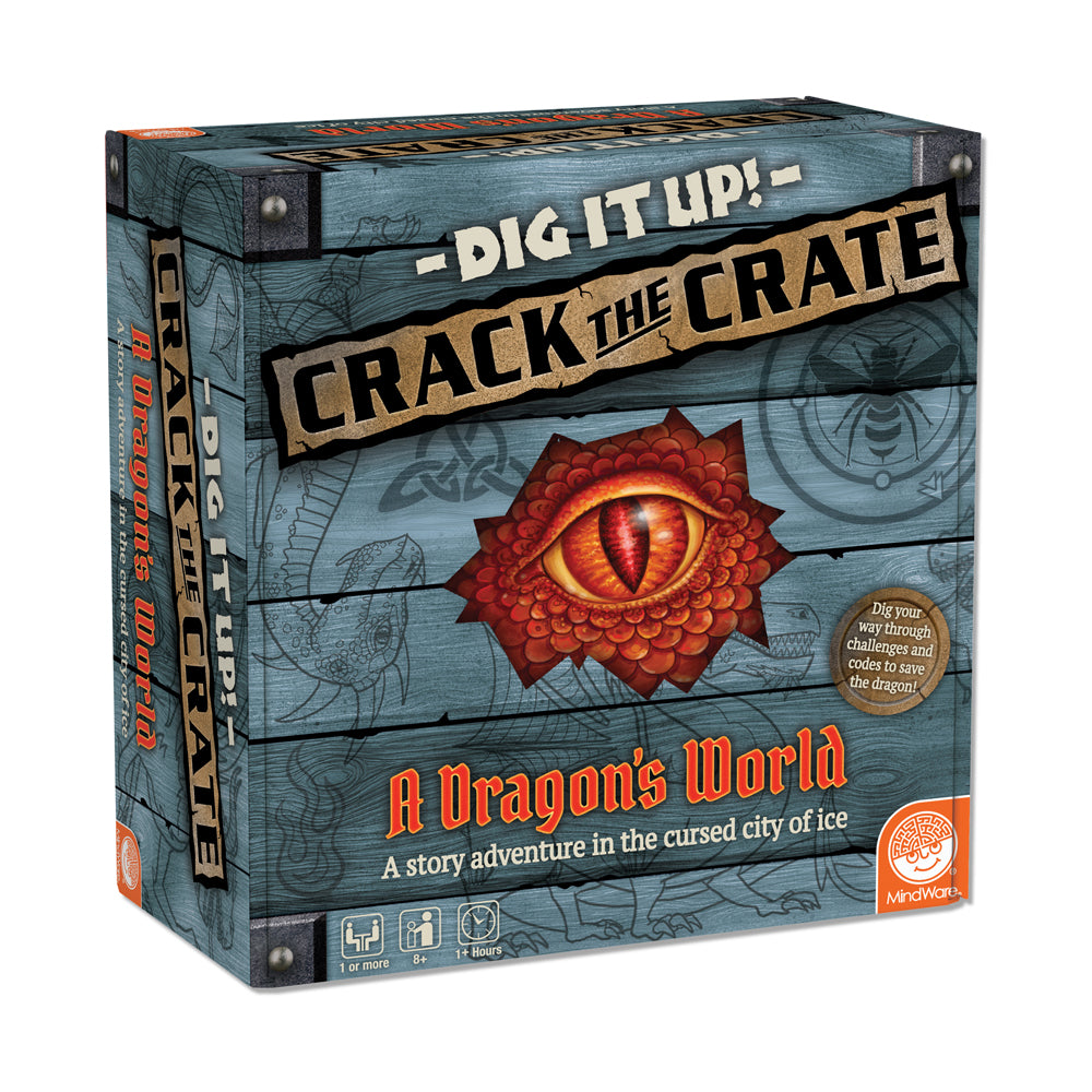 MindWare Dig It Up! - Crack the Crate: Dragon's World Excavation Kit