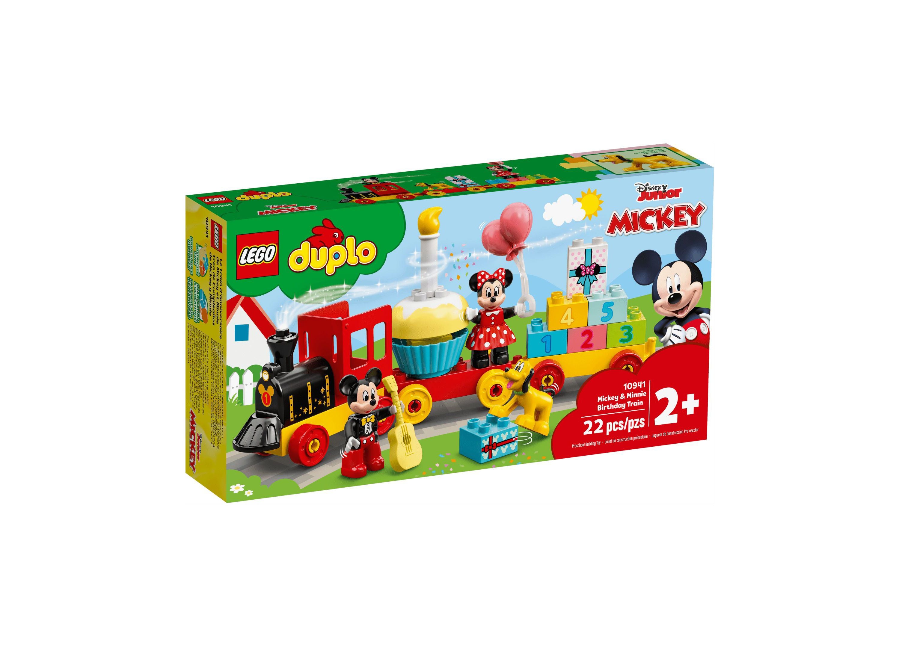 LEGO DUPLO Disney Mickey Minnie Birthday Train 10941 22 Piece Set Toys R Us