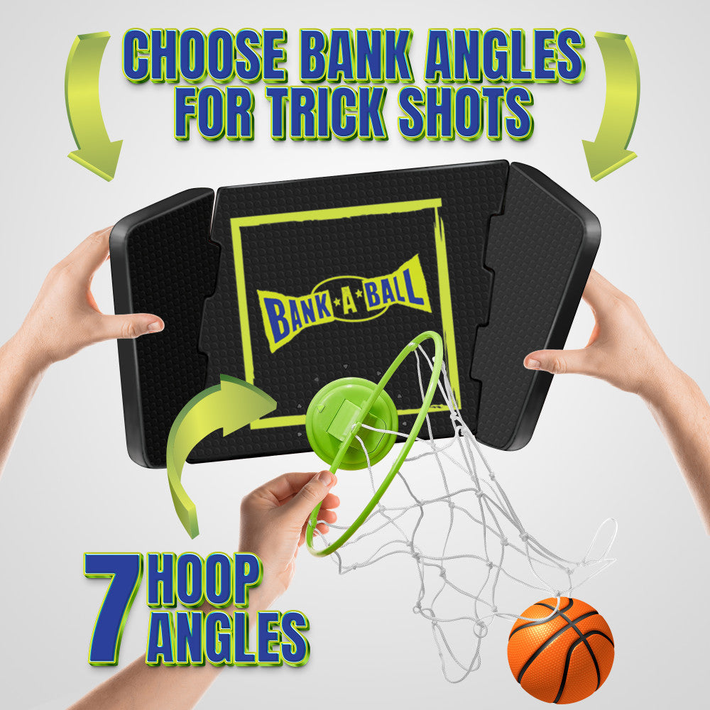 A Better Design: Bank-A-Ball - The Adjustable Hoop & Backboard Trickshot Game