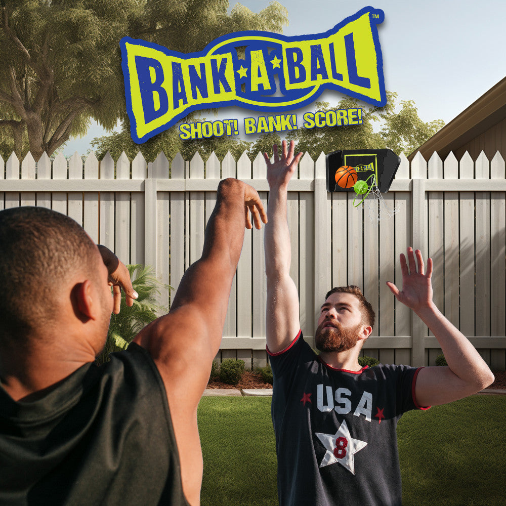 A Better Design: Bank-A-Ball - The Adjustable Hoop & Backboard Trickshot Game