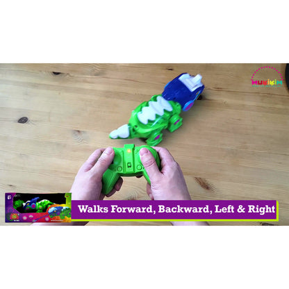 MukikiM: Kool Kreepers: RC-Rex - Green & Blue - Color-Changing Toy, Kids 3+