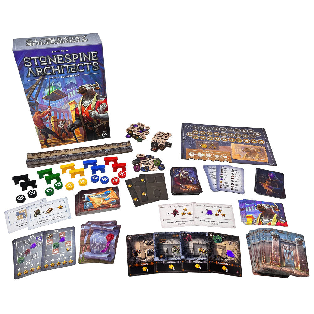 Stonespine Architects Dungeon-Building Card Game by Thunderworks Games, Ages 14+