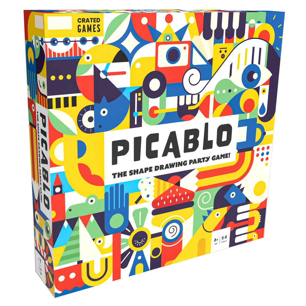 Crated Games Picablo Shape Drawing Party Game for All Skill Levels