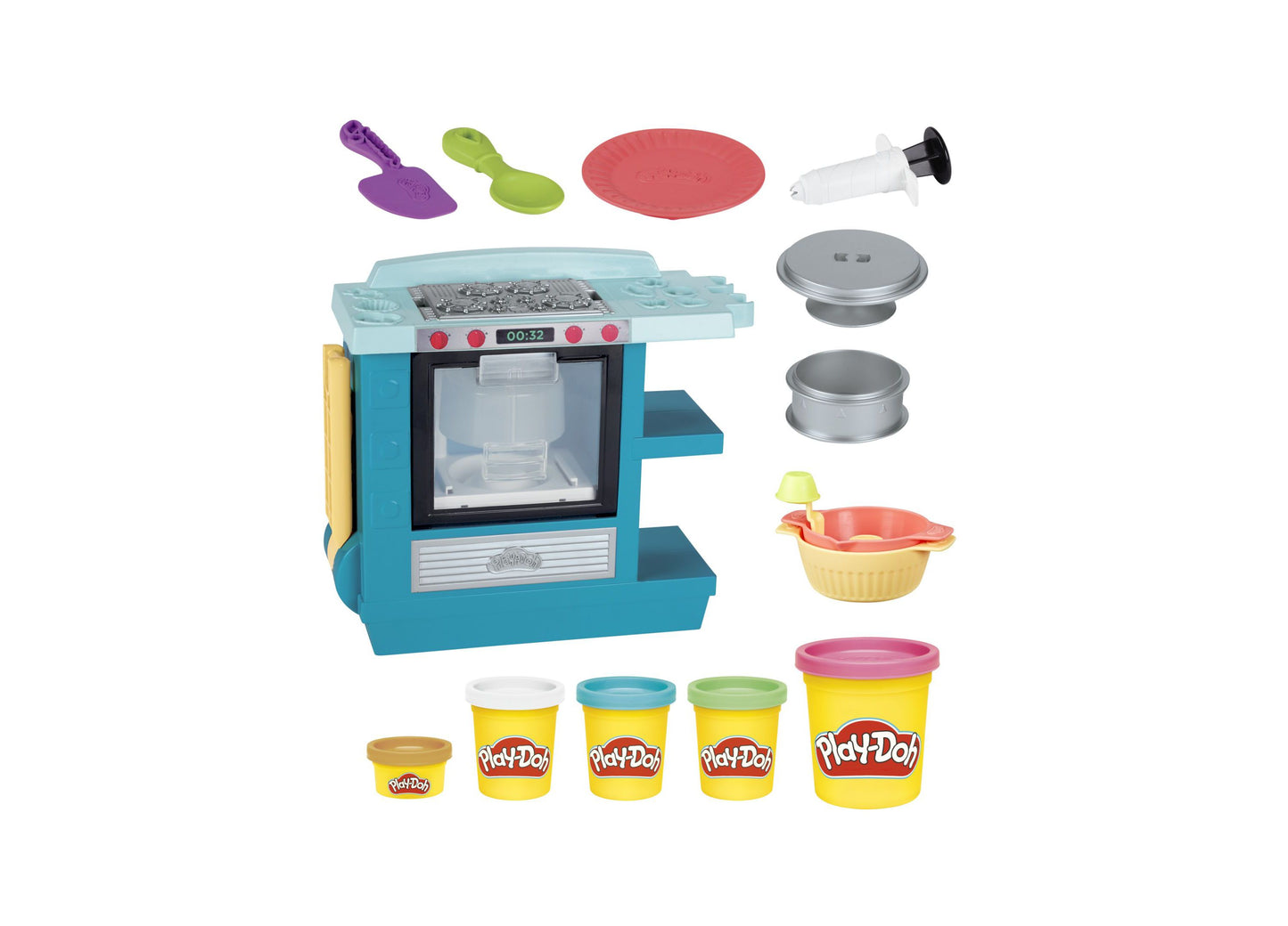 Play-Doh Kitchen Creations Rising Cake Oven Play Set with Accessories