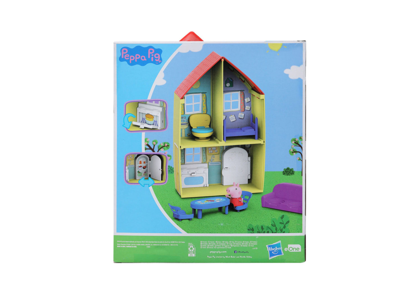 Peppa Pig Family House Playset with Accessories - 7 Pieces