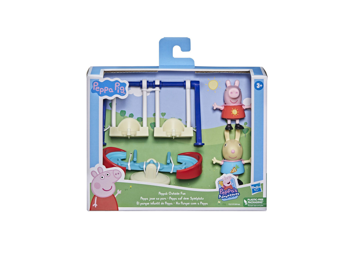 Hasbro Peppa Pig Outdoor Fun Playset with Swings and Seesaw