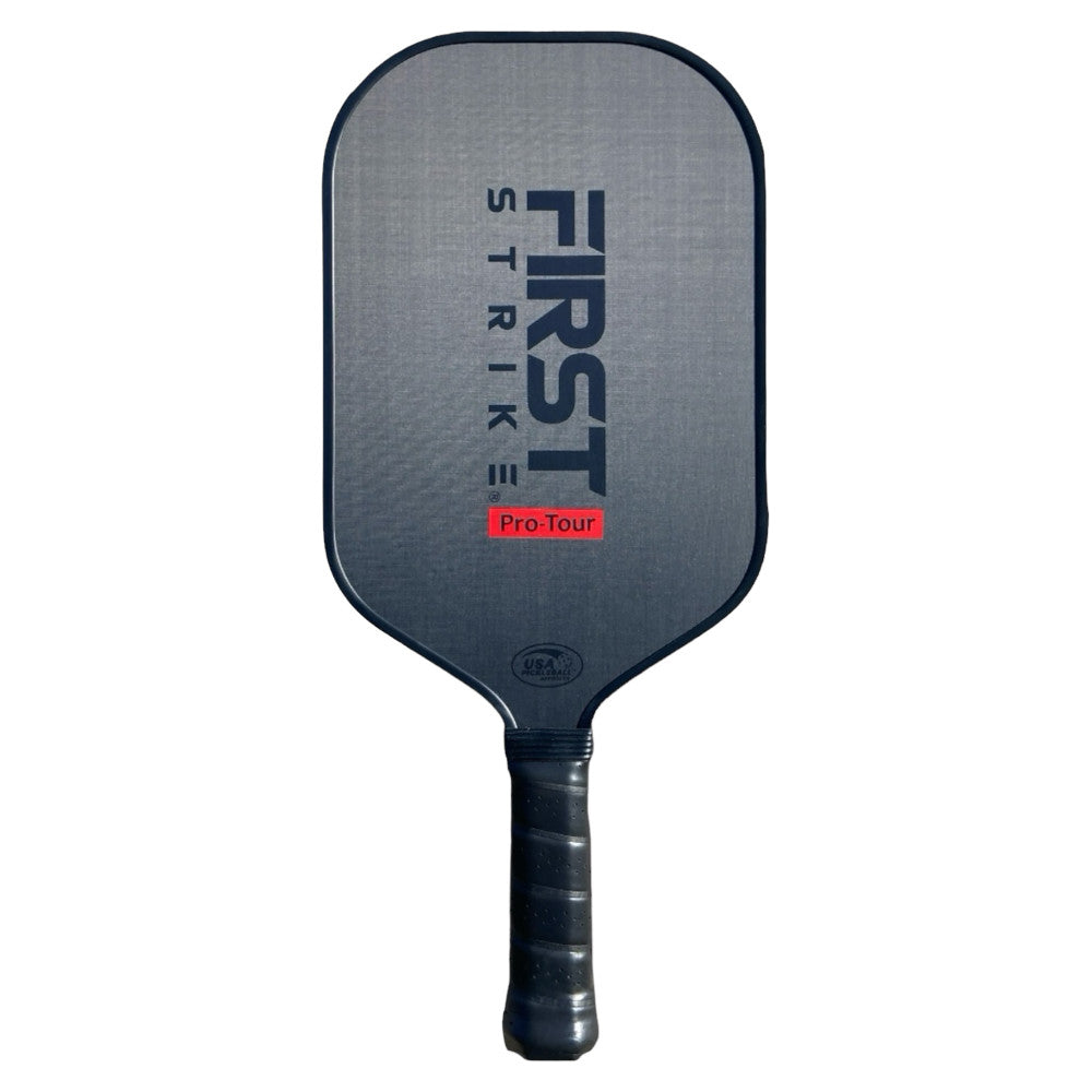 First Strike Pickleball: Pro-Tour Pickleball Paddle - Elongated, 16mm Thick Polymer Core