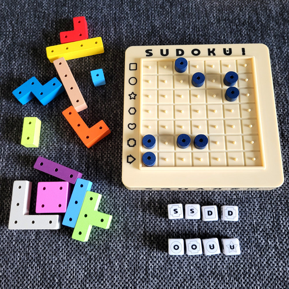 MukikiM: Sudoku Square - Strategy Puzzle Game W/ A Twist!, Ages 8+, 1-2 Players