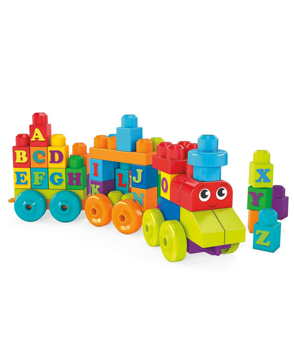 Mega Bloks First Builders 60-Piece ABC Learning Train Set