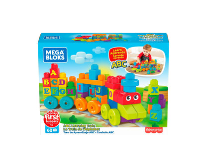 Mega Bloks First Builders 60-Piece ABC Learning Train Set