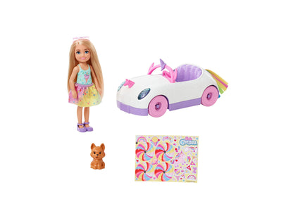 Barbie Chelsea Doll and Car