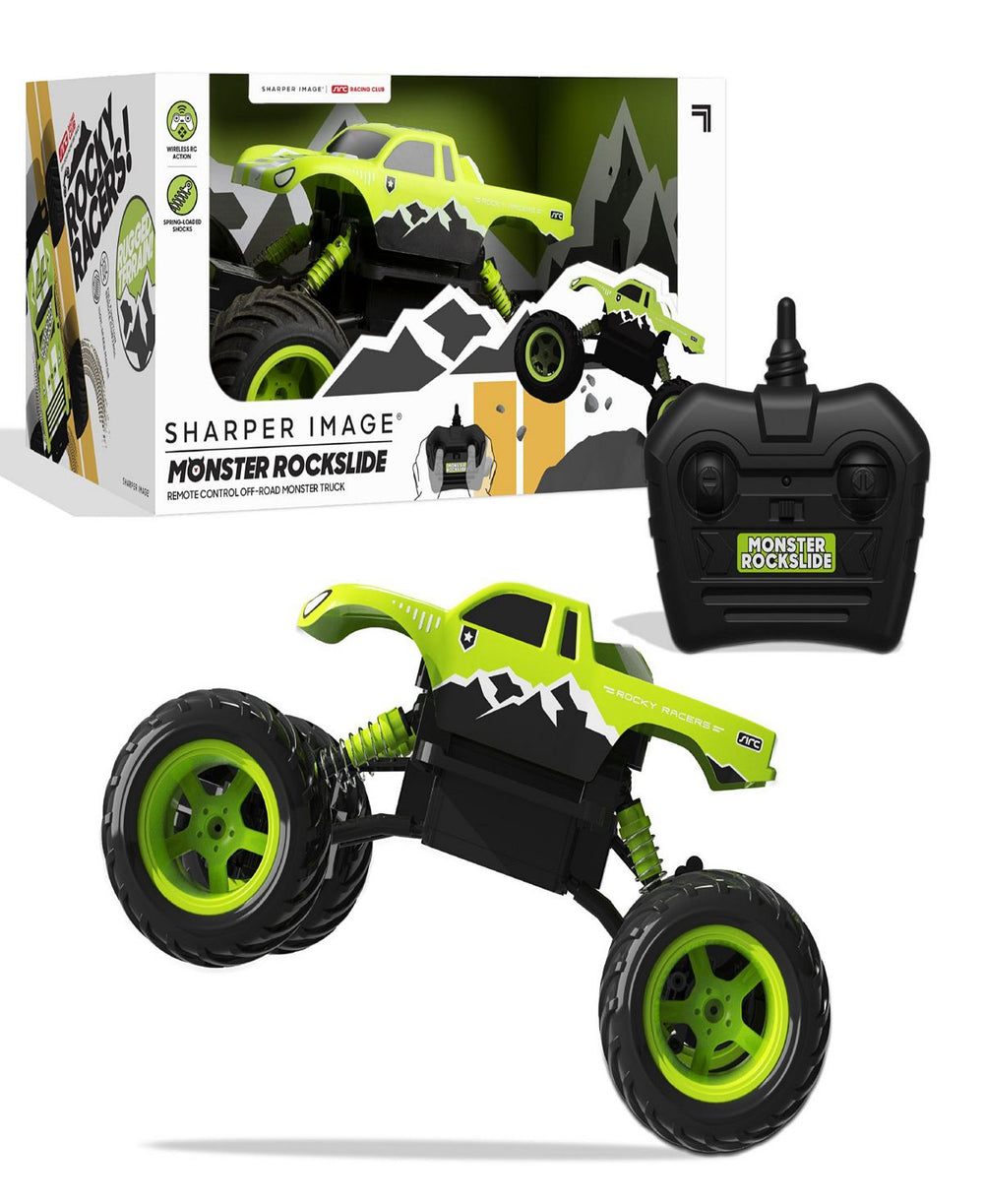 Sharper Image RC Monster Rockslide - 2.4 GHz Off-Road Monster Truck - Green