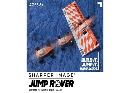 Sharper Image Remote Control Stunt Ramp Rechargeable Jump Rover Car Toy - Set of 3