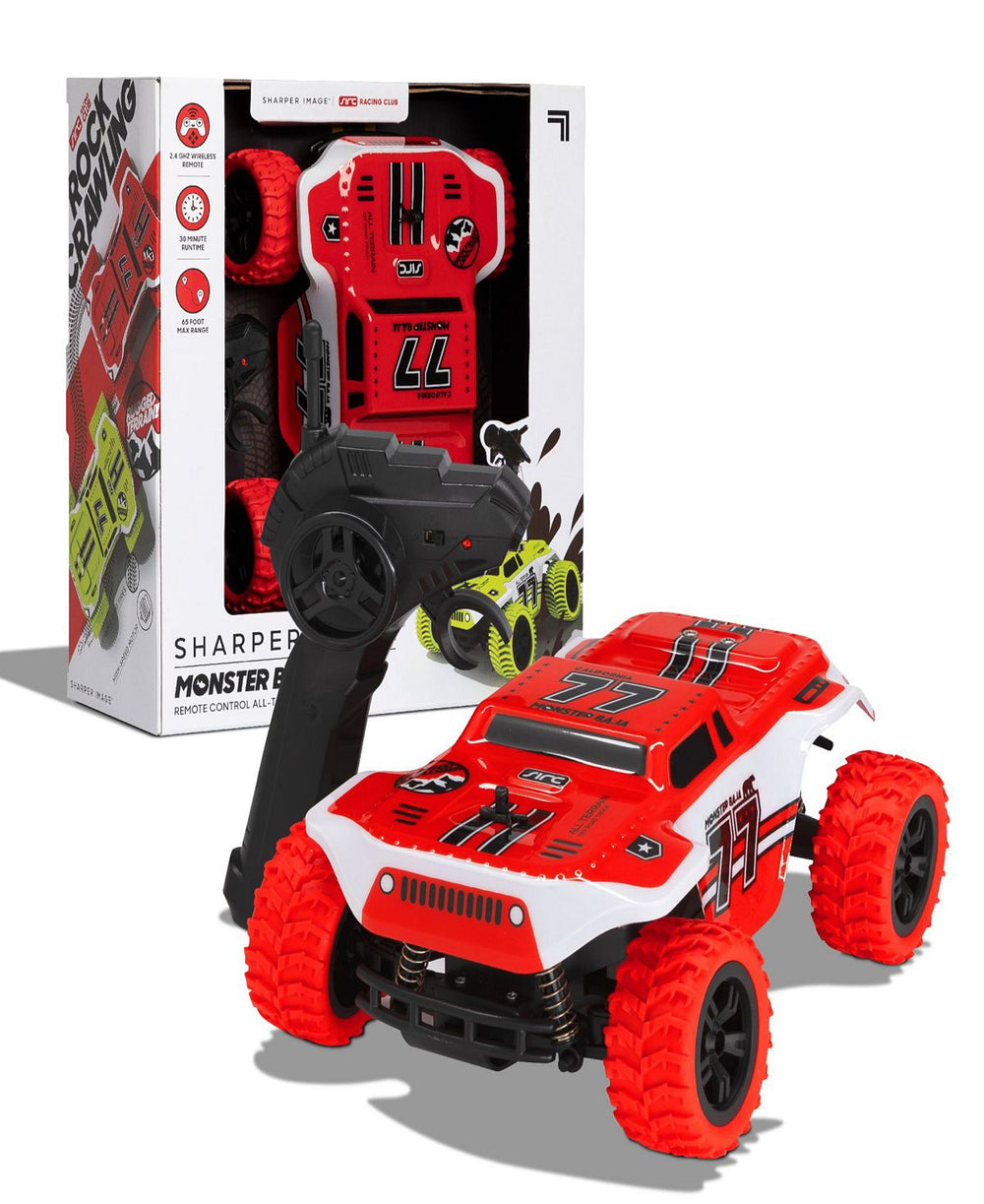 Sharper Image 2.4 GHz Omnidirectional RC Monster Baja Truck - Set of 2