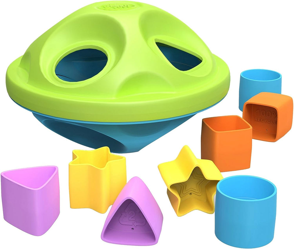 Green Toys Eco-Friendly Shape and Color Sorter - Educational Toy for Toddlers