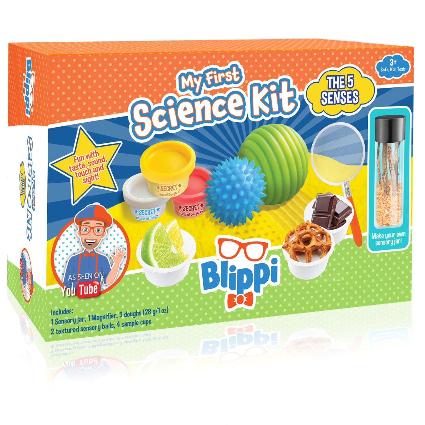 Blippi My First Sensory Science Kit - Explore Five Senses