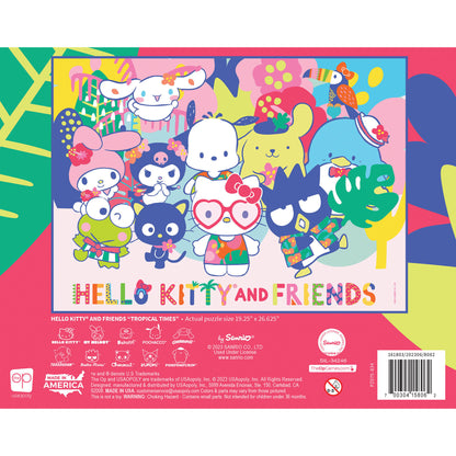 USAopoly Hello Kitty and Friends Tropical Times Jigsaw Puzzle - 1000 pc