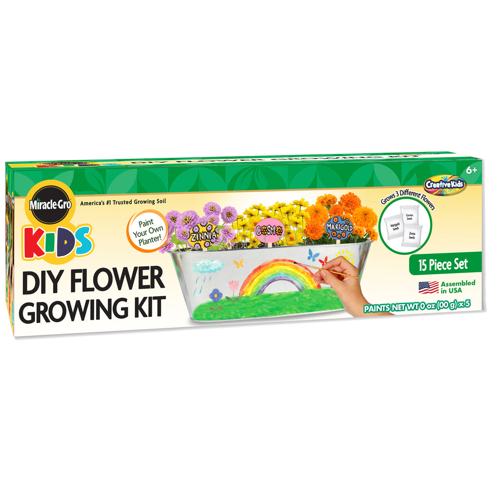 Creative Kids MiracleGro Paint & Plant Flower Growing Kit