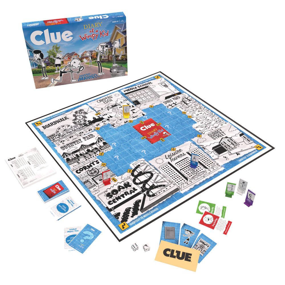 Diary of a Wimpy Kid CLUE Board Game