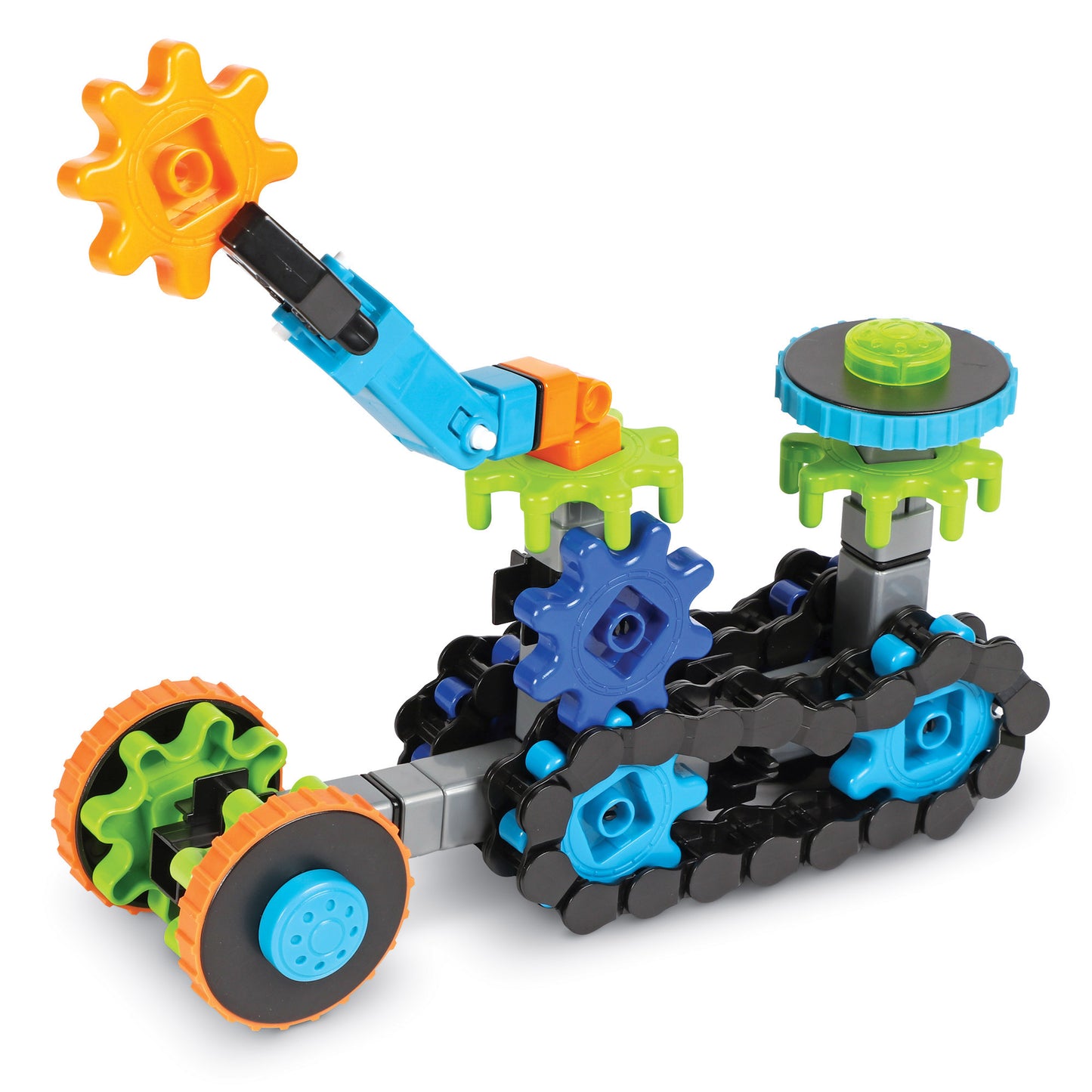 Learning Resources Gears! Gears! Gears! 108-Piece Treadmobiles Building Set