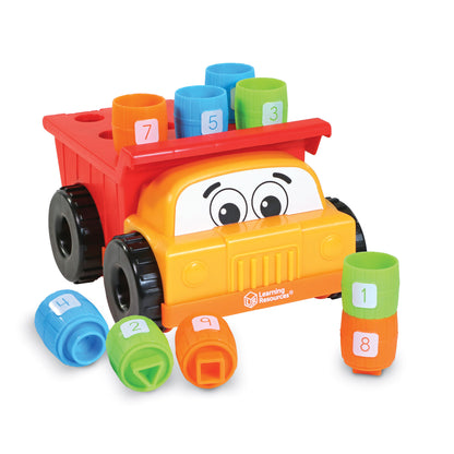 Learning Resources Tony the Peg Stacker Dump Truck - Colorful Educational Toy