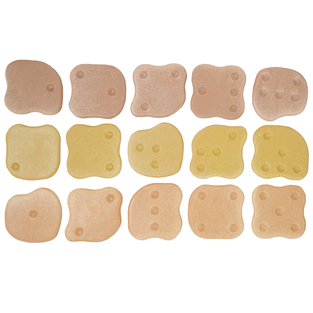 Yellow Door Tactile Array Stones - Sensory Counting Toy - Multicolor