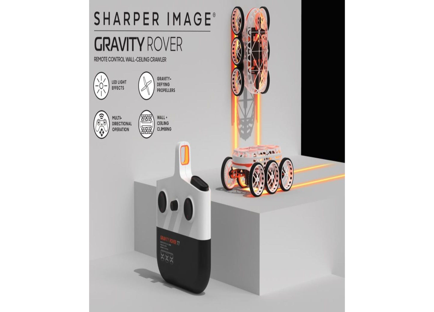 Sharper Image Remote Control Gravity Rover - Wall and Ceiling Climber