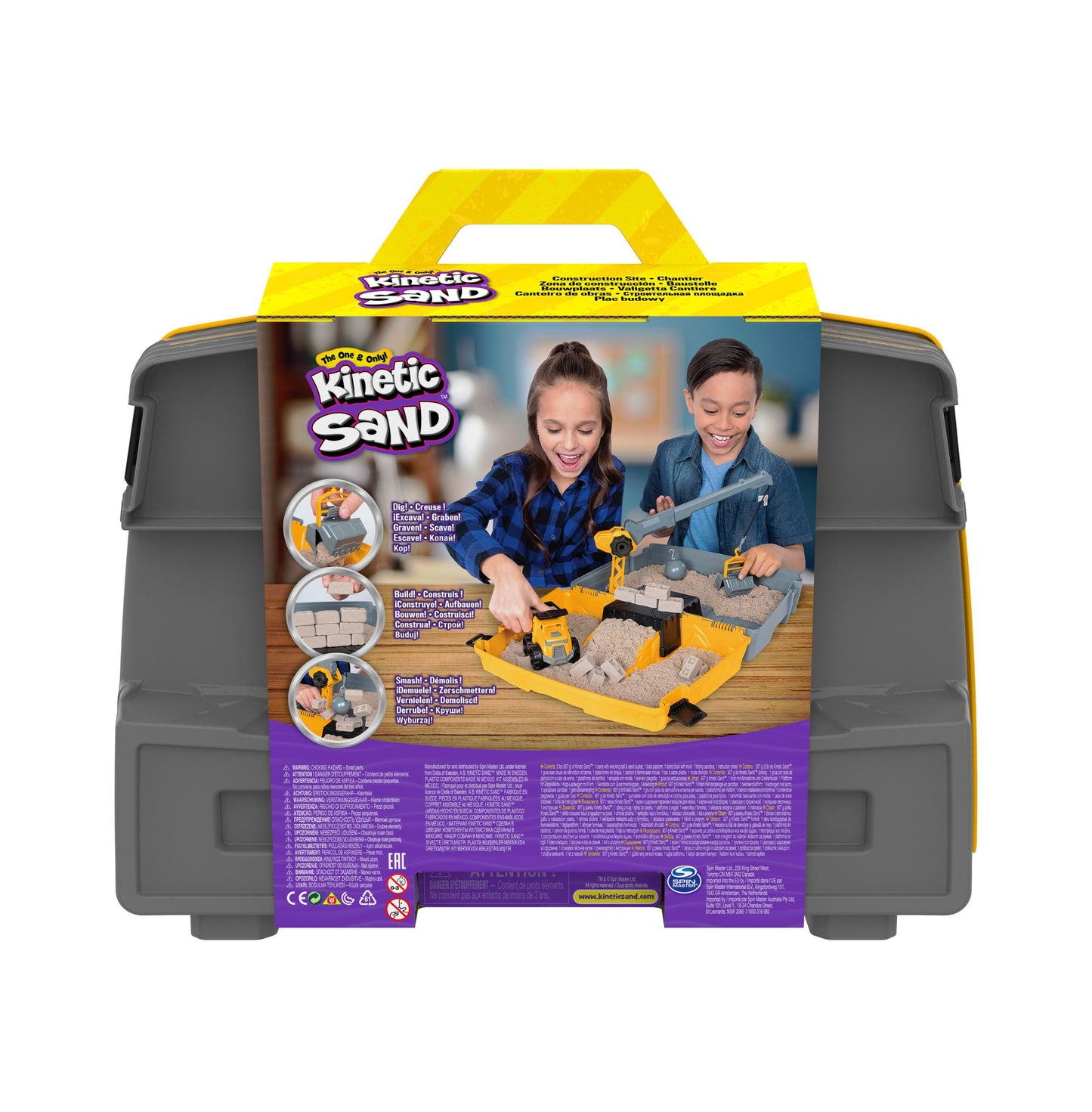 Kinetic Sand - Construction Site Sandbox Playset