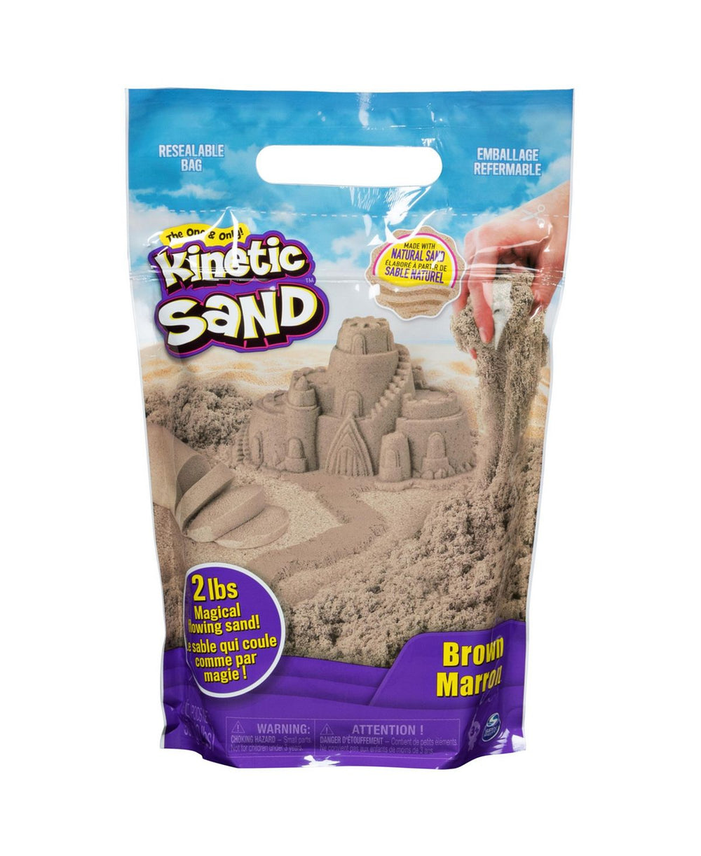 Kinetic Sand - Original Moldable Sensory Play Sand - Brown, 2 Pounds
