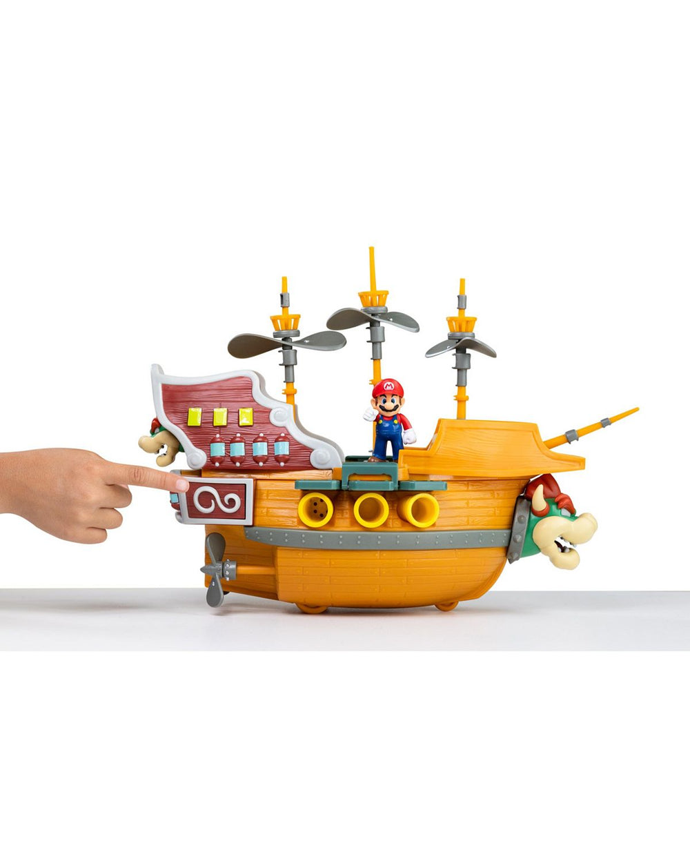 Super Mario Deluxe Bowsers Ship Playset