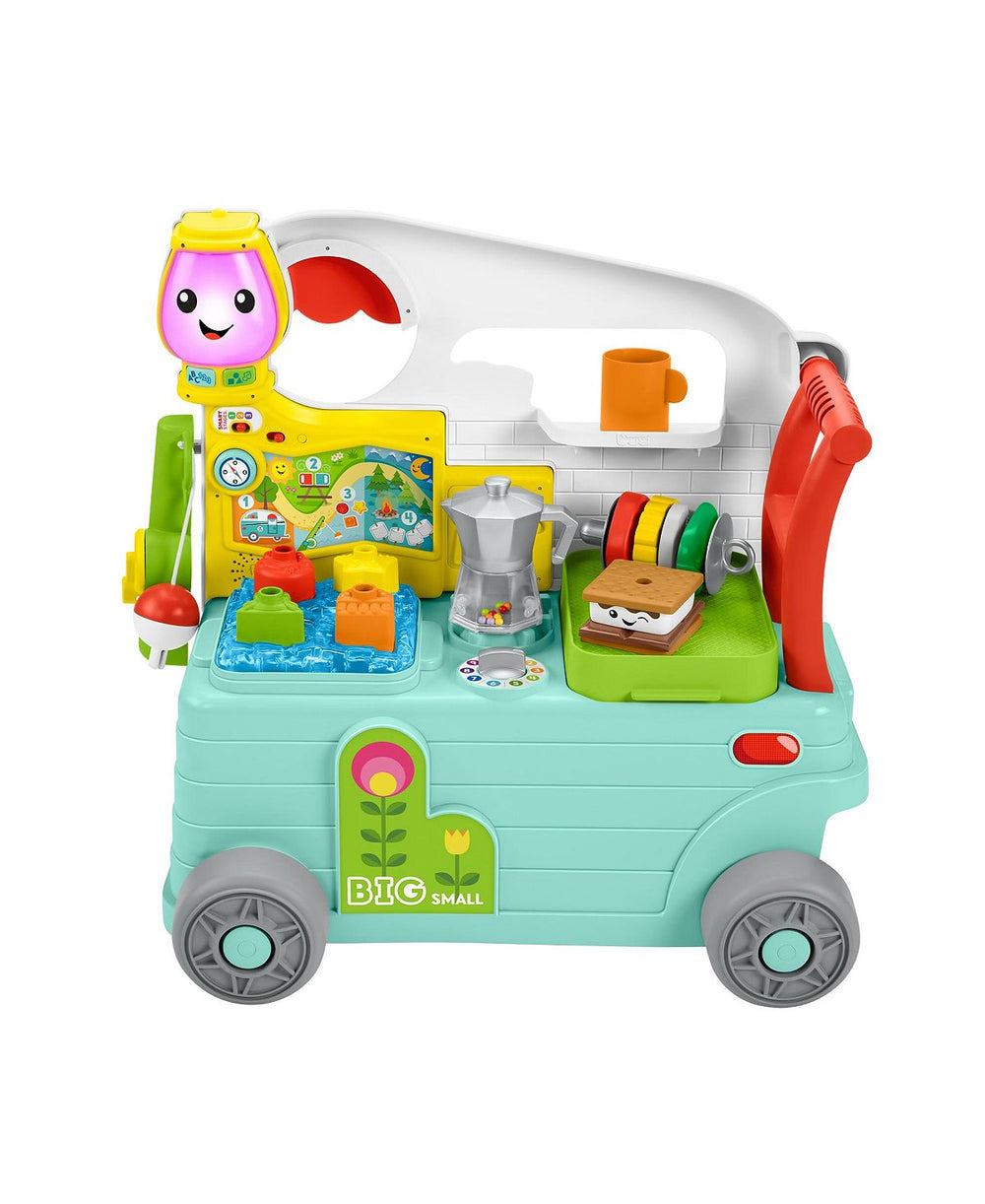 Fisher-Price Laugh & Learn 3-in-1 On-the-Go Camper - Interactive Educational Toy
