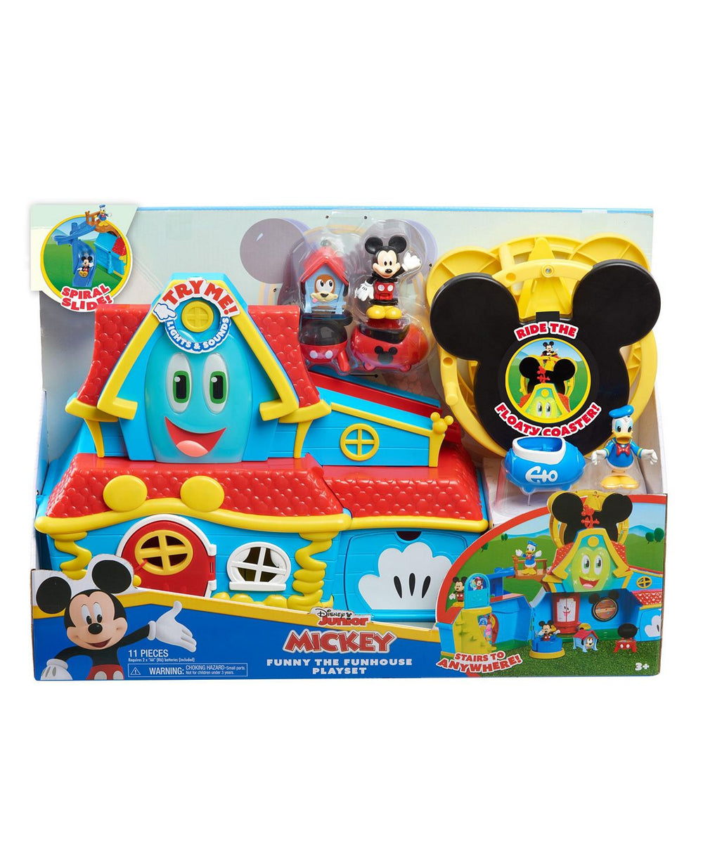 Disney Junior Mickey Mouse Funny the Funhouse Playset with Bonus Figures