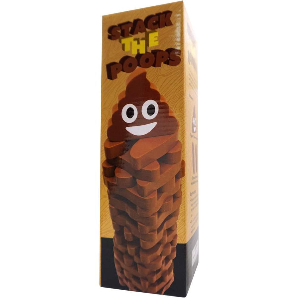 Stack the Poops Wooden Game